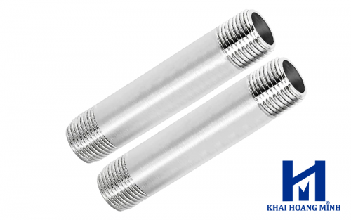 Phụ kiện inox nối hai đầu ren ngoài inox 304